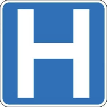 Accuform HOSPITAL 24 X 24 ENGINEERGRADE FRG110RA FRG110RA